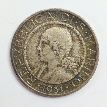 San Marino 5 lire 1931...