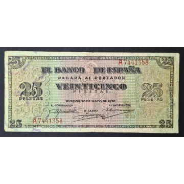 Spagna España 25 pesetas...