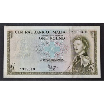 Malta 1 pound 1967 BB+ VF+