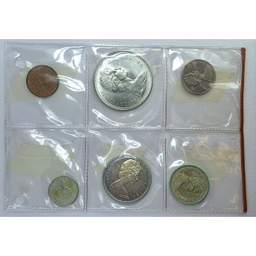 Canada Coin Set dollar 6 pz...