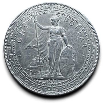 British Trade Dollar 1897...