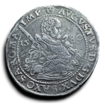 Sassonia Saxony thaler 1580...